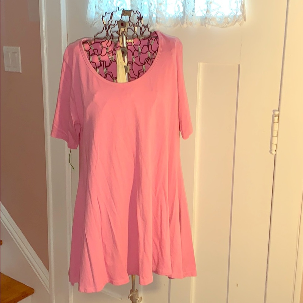 Lula Roe small fit and flare top s sleeve